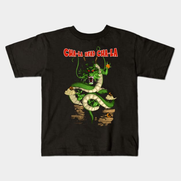 Dragon Ball Shenron Kids T-Shirt by Power Up Prints